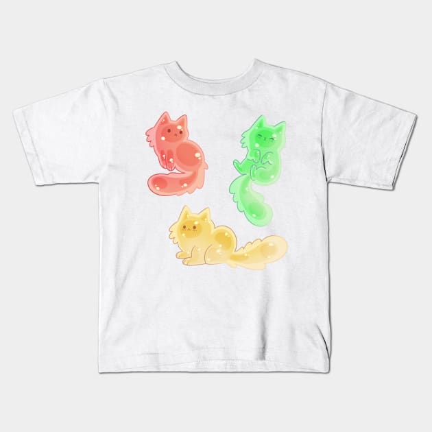 Jelly Cats Kids T-Shirt by TaylorRoss1